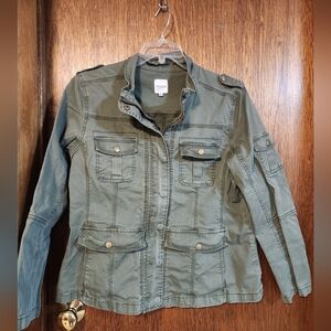 Kensie Olive Utility Jacket